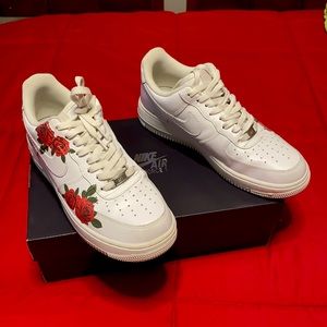 Nike Air Force 1 Rose Custom Shoes